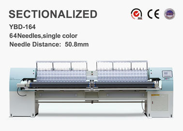 High Speed Sectionalized Embroidery Quilt Making Equipment 250mm X Area